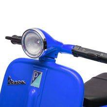 Load image into Gallery viewer, Super Cool Elegant 2025 Vespa Kids Ride On Car Motorcycle Vespa 1 Seater Scooter 12V | Music | USB Ready | LED Lights