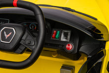 Load image into Gallery viewer, 2025 Licensed 12V Chevrolet Corvette C8, 1 Seater Kids Ride On Car Upgraded | Leather Seat | Rubber Tires | LED Lights | Remote