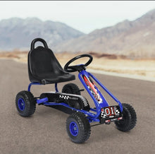 Load image into Gallery viewer, 2025 Super Cool Upgraded 4 Wheel Pedal Powered GoKart Ride On Car | Adjustable Seat | Heavy Duty Seat | Enclosed Chain For Safety