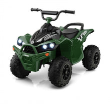 Load image into Gallery viewer, Super Fun 2025 Kids 12V Ride On Car, ATV 1 Seater | Ages 3-8 | Horn | Lights | Music | 4 Wheeler | Upgraded 4 Wheeler