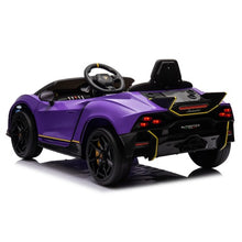 Load image into Gallery viewer, 2025 Upgraded 12V Kids Licensed Lamborghini Aventador Autentica Ride On Car 1 Seater, LED Lights, Remote, 3-7kph