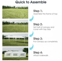 Load image into Gallery viewer, Very Cool 10x30 FT Heavy Duty Outdoor Canopy Tent With 6 Removable Sidewalls | 2 Doorways | Transparent Windows | Spacious | Patio