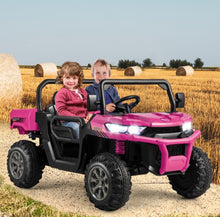 Load image into Gallery viewer, 2025 Upgraded 24V Dump Truck Kids Ride On Car | Up To 8-10KPH | 2 Seater | Switch For Dump Bed | Open Tailgate | Music | 2 Of 20000 RPM Motors | Remote