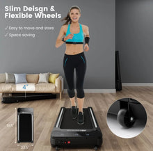 Load image into Gallery viewer, Heavy Duty Powerful Under Desk Walking Treadmill Pad Treadmill With Touch LED Display | Anti Slip | Widened Running Belt | Holds 220lbs