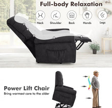 Load image into Gallery viewer, Heavy Duty Comfortable Modern Power Lift Chair For Elderly, Everyone | Adjustable Back Rest, Foot Rest | Full Body Relax Chair | Holds 330lbs