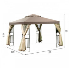 Load image into Gallery viewer, Heavy Duty Classy Awning Patio Structure Canopy Tent 10x10ft | No Screws For Structure Required | Easy Set Up | Waterproof | Weather Resistant