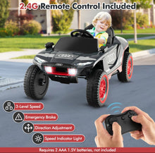 Load image into Gallery viewer, Super Cool 2025 Licensed 12V Audi Kids Ride On Car Upgraded | E-Tron Racing Car | 2 Speeds | Seatbelt | Music | Remote
