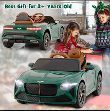 Load image into Gallery viewer, 2025 Licensed 12V Bentley Bacalar Ride On Car 1 Seater Upgraded | Seatbelt | Push To Start Button | Music | Lights | Remote