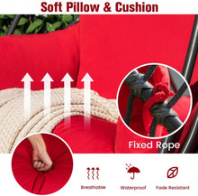 Load image into Gallery viewer, 2025 Hanging Super Duty Foldable Egg Swing Patio Chair With Stand & Cushion Pillow | Swing Hammock | Holds 265lbs | Indoor / Outdoors
