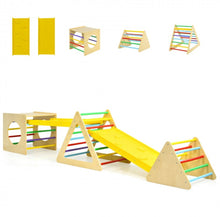 Load image into Gallery viewer, Super Adorable Heavy duty 5-in-1 Rectangle | Triangle Fun Playground Set | With 2 Playful Ramps | For Hours Of Fun