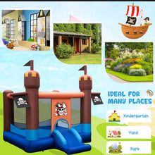 Load image into Gallery viewer, Super Cool Inflatable Pirate Themed Bouncy Castle / House | Large Jumping Area | With 735W Blower | Basketball | High Quality | Easy Inflate /Deflate