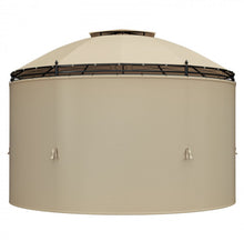 Load image into Gallery viewer, Heavy Duty Elegant 11.5 FT Outdoor Patio Round Dome Gazebo Canopy Shelter With Double Roof | Steel | Premium Polyester | Water Resistant