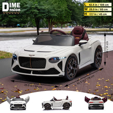Load image into Gallery viewer, 2025 Licensed 12V Bentley Bacalar Ride On Car 1 Seater Upgraded | Seatbelt | Push To Start Button | Music | Lights | Remote