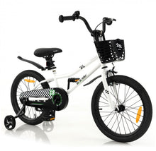 Load image into Gallery viewer, Very Cool 18β Kids Pedal Bicycle W Kickstand, Coaster Brake Ages 4-8 | Bell | Adjustable Seat | Easy Assembly | Removable Training Wheels | Anti-Slip Tires