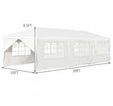 Load image into Gallery viewer, Very Cool 10x30 FT Heavy Duty Outdoor Canopy Tent With 6 Removable Sidewalls | 2 Doorways | Transparent Windows | Spacious | Patio