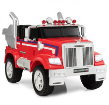 Load image into Gallery viewer, New 2025 Freightliner 12V Kids Ride on Truck / Car Upgraded 1 Seater | With Dump Box | Lights | Storage | Push To Start | Remote
