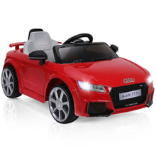 Load image into Gallery viewer, 2025 Licensed Audi TT RS Ride On Car Upgraded | 12V | 1 Seater | Music | Seat Belt | LED Lights | Remote