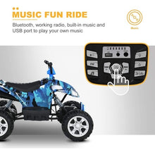 Load image into Gallery viewer, Super Cool 2025 | 4x4 Atv 24V 4 Wheeler Kids Ride On | LED Lights | Ages 3-9