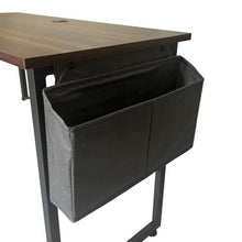 Load image into Gallery viewer, Classy Computer Desk, 100 x 50cm Modern Style Study Desk with Side Storage Bag for Home, Office (Black)