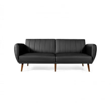 Load image into Gallery viewer, Elegant Space Saving 4 Adjustable Settings Heavy Duty 3-Seater Convertible Sofa Couch Bed With Adjustable Backrest