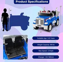 Load image into Gallery viewer, New 2025 Freightliner 12V Kids Ride on Truck / Car Upgraded 1 Seater | With Dump Box | Lights | Storage | Push To Start | Remote