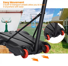 Load image into Gallery viewer, Super Cool Heavy Duty Adjustable Basketball Net / Hoop With Wheels | Stand | From 5.5ft To 7ft | Indoor | Outdoor