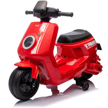 Load image into Gallery viewer, Super Cool 2025 Kids Electric Vespa Style Scooter Car, Upgraded 12V | 1 Seater Motorcycle | MP3 | Ages 2-8