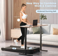 Load image into Gallery viewer, Heavy Duty Powerful Under Desk Walking Treadmill Pad Treadmill With Touch LED Display | Anti Slip | Widened Running Belt | Holds 220lbs