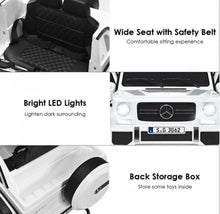 Load image into Gallery viewer, Super Cool 12V Kids Licensed Upgraded 1 Seater Ride On Car Mercedes-Benz Maybach Style | LED Lights | Seatbelt | 4 Wheel Shock Absorber | Ages 3-8 | Remote