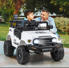 Load image into Gallery viewer, 2025 Licensed Toyota FJ Cruiser 12Volt 2 Seater Upgraded Kids Ride On Car / Truck | Lights | Suspension | Push To Start | Horn | Music | Remote