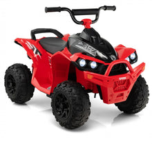 Load image into Gallery viewer, Super Fun 2025 Kids 12V Ride On Car, ATV 1 Seater | Ages 3-8 | Horn | Lights | Music | 4 Wheeler | Upgraded 4 Wheeler