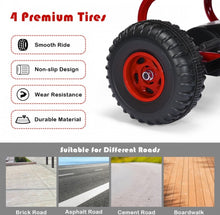 Load image into Gallery viewer, 2025 Super Cool Upgraded 4 Wheel Pedal Powered GoKart Ride On Car | Adjustable Seat | Heavy Duty Seat | Enclosed Chain For Safety