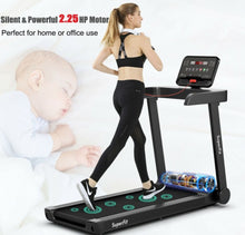 Load image into Gallery viewer, Heavy Duty Quiet 2.25HP Electric Treadmill Running Machine With App Control | 12 Different Programs | 0.5-7.5 MPH