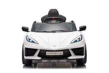 Load image into Gallery viewer, 2025 Licensed 12V Chevrolet Corvette C8, 1 Seater Kids Ride On Car Upgraded | Leather Seat | Rubber Tires | LED Lights | Remote