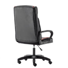 Load image into Gallery viewer, Classy PU Leather Executive Office Chair, Ergonomic Office Desk Chair with Swivel Wheels, Armrests for Home, Office