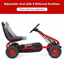 Load image into Gallery viewer, 2025 Super Cool Upgraded 4 Wheel Pedal Powered GoKart Ride On Car | Adjustable Seat | Heavy Duty Seat | Enclosed Chain For Safety