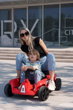 Load image into Gallery viewer, Super Cool 2025 Family Car 2 Seater 24V Kids & Adult Ride On Car | 3-6KPH | Holds 90KG | Remote | Suspension | Holds 198LBS