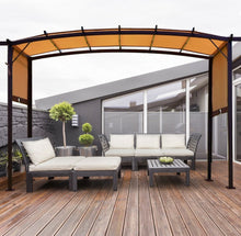 Load image into Gallery viewer, Super Cool 12x9 Feet Outdoor Patio Pergola With Rectangle Canopy Shades | Easy Set Up | Heavy Duty |