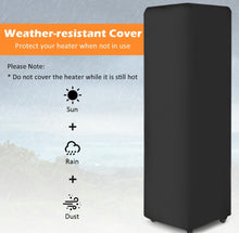 Load image into Gallery viewer, Elegant Heavy Duty Powerful 41,000 BTU Outdoor Propane Patio Heater With Metal Hood | Flameout Protection | Waterproof Cover