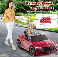 Load image into Gallery viewer, 2025 Licensed 12V Bentley Bacalar Ride On Car 1 Seater Upgraded | Seatbelt | Push To Start Button | Music | Lights | Remote