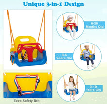 Load image into Gallery viewer, Super Fun Play Set Playground For Kids | 3 Different Swings: Belt Swing, Swing Seat, Platform Swing | Heavy Duty