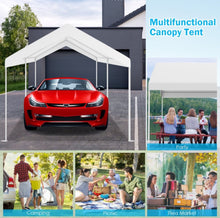 Load image into Gallery viewer, Super Duty Steel Portable Frame Car Tent Shelter | 10x20 Ft | Weather Resistant | Easy Assembly