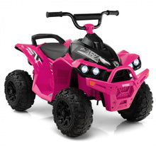 Load image into Gallery viewer, Super Fun 2025 Kids 12V Ride On Car, ATV 1 Seater | Ages 3-8 | Horn | Lights | Music | 4 Wheeler | Upgraded 4 Wheeler