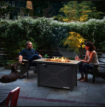 Load image into Gallery viewer, Very Relaxing Heavy-duty 42 Inch 60,000 BTU Propane Fire Pit Table With Ceramic Tabletop | Protective Cover | Lava Rocks | Gas Regulator