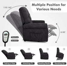 Load image into Gallery viewer, Heavy Duty Comfortable Modern Power Lift Chair For Elderly, Everyone | Adjustable Back Rest, Foot Rest | Full Body Relax Chair | Holds 330lbs