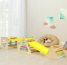 Load image into Gallery viewer, Super Adorable Heavy duty 5-in-1 Rectangle | Triangle Fun Playground Set | With 2 Playful Ramps | For Hours Of Fun