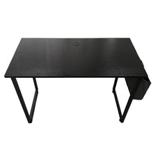Load image into Gallery viewer, Classy Computer Desk, 100 x 50cm Modern Style Study Desk with Side Storage Bag for Home, Office (Black)