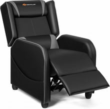 Load image into Gallery viewer, Very Elegant Heavy Duty Comfortable Adjustable Modern Gaming Recliner Chair With Massage Feature & Footrest | Massage Remote
