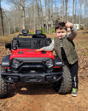 Load image into Gallery viewer, 2025 Massive Monster 2 Seater Ride On Car For Kids XXL 24V Upgraded Jeep Style TRD 4x4 | Leather Seats | 16” Rubber Tires | LED Lights | Remote