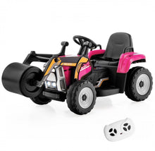 Load image into Gallery viewer, Super Cool 12V Kids Ride On Car Road Asphalt Roller | USB Compatible | LED Lights | Raisable Roller | Heavy Duty Seat, Tires | Remote